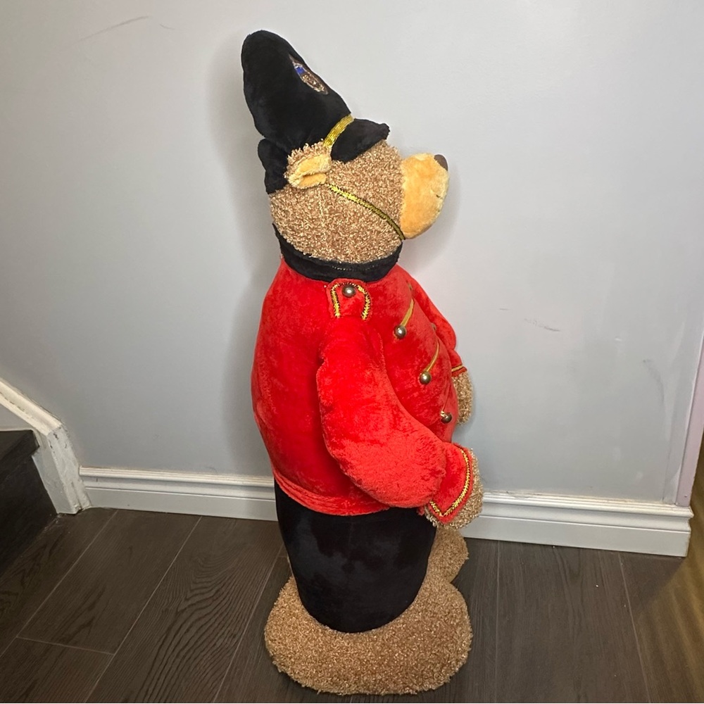 Large 3ft Royal Guard Teddy Bear Plush Holiday Decor Vintage Style 2003 - Picture 2 of 5